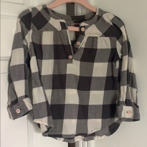Quarter button down flannel